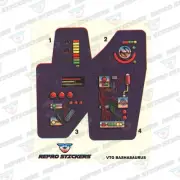 Vintage MOTU Masters of the Universe Bashasaurus Sticker Set- Pre-Cut