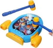 HOMOBABE Interactive Whack Space Themed Knocking Game with Hammers Engaging Educational Play for Safe Material Fun Music Activity for All Ages
