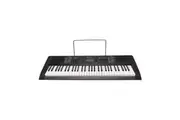 Crown CK-68 Touch Sensitive Multi-Function 61-Key Electronic Portable Keyboard with MIDI (Black)