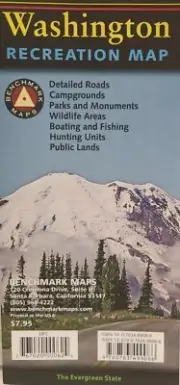 Washington Recreation Map by Benchmark Maps