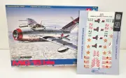 1/48 TAMIYA MIG I5 BIS PLATED + SUPER SCALE ROMANIA ALGERIA HUNGARY CHINA DECALS