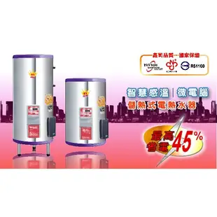 【廚具好專家】鑫司牌 KS-30SE 微電腦儲熱式 30加侖 電能熱水器