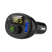 Quick Charge Car Charger Adapter LED Voltmeter / Auto Bluetooth FM Radio Transmitter