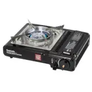 Portable Butane Single Gas Stove Gasmate Sure-Fire Rotary Piezo Ignition