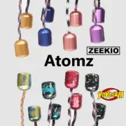 Zeekio Atomz Begleri - Aluminum Beads- Zippered Case and Extra Cord Included!
