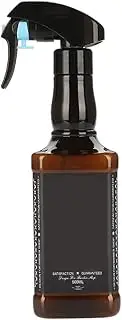 500ml Plastic Trigger Sprayer Bottle,Hairdressing Spray Bottle Salon Barber Hair Tools Water Sprayer for Cleaning, Gardening, Feeding(Brown)