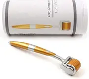 Micro Needle Titanium Derma Roller for Face Body Skin Care, Helps for Men's Beard Growth, Reduce Hair loss (2.0mm)