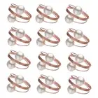 12 Pcs Napkin Holders Table Napkin Holders for Wedding Banquet Birthday4359