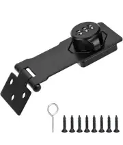 Cabinet Password Lock Rotary Hasp Locks Door Security Latch Lock Slide Latch