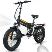 [EU DIRECT] HITWAY BK10 Electric Bike 36V 12AH Battery 250W Motor 20inches Tires 35-90KM Max Mileage 120KG Payload Foldi