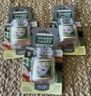 Three New Yankee Candle Christmas Cookie Car Jar Air Fresheners