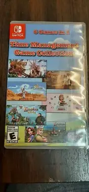 Nintendo Switch Authentic Time Management game collection CASE ONLY NO GAME