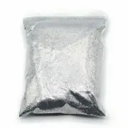 Silver 50g-Fine Glitter Dust Powder Holographic Iridescent Metallic Body Nail Art A