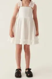 Aje Skylar Kids Frill Dress