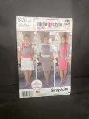 Simplicity Pattern - Misses'/Miss Petite Dress With Variations (16-24) #1276 UC