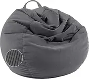 [LPMOERA] Stuffed Animal Storage Bean Bag Chair Cover (No Filler) For Kids and Adults.Pets Dogs/Cats Lazy Beds.Soft Premium Corduroy Stuffable Bean Bag For Organizing Children Plush Toys or Memory Foam