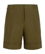 Jil Sander Turn-Up Hem Shorts DE36,DE34,DE32,DE38 Green
