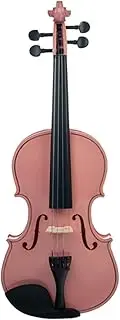 Violin, Beginner Acoustic Violin, with Light Box, Suitable for Music Training Beginners and Children Interested in Lovers, Exquisite Pink