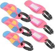 [ANDRESLAD] 6pcs Luggage Tags for Travel: Suitcase Labels Airplane Essentials for Flying Id Tags for Baggage Cruise Accessories - Easy Identification