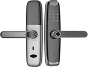 Smart Lock, Biometric Fingerprint Door Lock BT TTlock APP Smart Digital IC Card Electronic Home Security Keyless Entry Access,for Bedroom Hotel Office Apartment(4085) FANDIAO