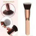 Flat Top Kabuki Foundation Brush Liquid Powder Blusher Buffing Makeup Brush AU