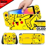 Ci-Yu-Online Pokemon Pikachu Yellow Skin Screen Protector Nintendo Switch OLED