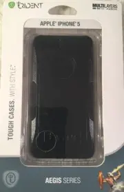New Trident Aegis Series "SLEEK ARMOR" Case Cover iPhone 5 / 5S / 5SE Black