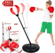 KMUYSL Punching Bag for Age 5, 6, 7, 8 Years Old Boys, Boxing Bag Set Toy with B