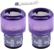 [EFOTIML] 2 Pack Vacuum Filters Replacement for Dyson V11 Torque Drive V11 Animal V11 Complete V11 Extra V15 Detect V15s Detect Submarine Vacuums, dyson replacement filters,Compare to Part 970013-02