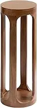 Modern Wooden Decorative Drink Table for Plant Display and Item Storage, 8x8x23, Black (Walnut)