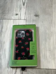 Kate Spade Ditsy Rose Toss KE670 iPhone 14 Pro Max Case Black Multi NEW