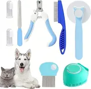 Dog Grooming Kit, Pet Groomer, Portable Trimmer With Professional Cutter Shedding Comb For Home Indoor Spa Bathing Washing And Gentle Trimming Care