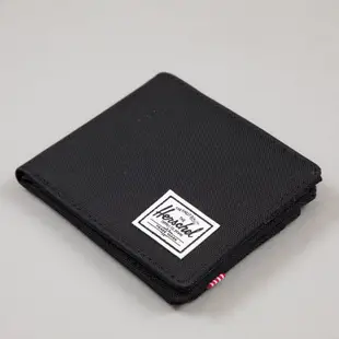 Herschel Andy Bi-Fold 黑色 全黑 RFID 防盜 帆布 皮夾 短夾 男生 二合一 卡套 錢包