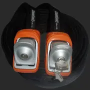 KanuLock Lockable Tie Down Straps (3.3m)