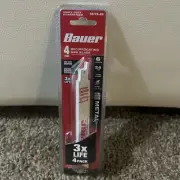 bauer 4 Pack Reciprocating Saw Blade 6” Length 24 Tpi,