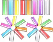 TEHAUX Reading Strips for Students 24pcs Guided Reading Overlays Page Marker Strips