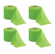 Mueller M-Wrap Pre-Wrap For Athletic Tape Color Big Lime Green, 4 Roll Set