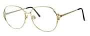 Fashion Optical Company Designer Reading Glasses E1013 in Gold & Pink 57mm +1.75