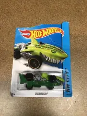 HOT WHEELS 2013 HW CITY : STREET BEASTS SHARKRUISER FLORESCENT Damaged Package