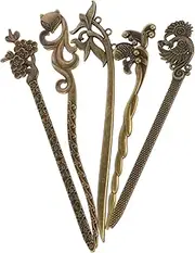 PLAFOPE Vintage Hair Accessories Girls 5pcs Retro Hair Clips Women Hair Clip Antique Hairpin