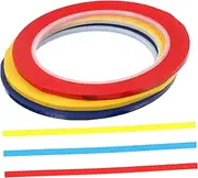 UPKOCH 3 Rolls Violin Fingerboard Sticker Tape Multi Color Fretboard Guide Tape for Beginners Easy to Install Remove No Damage to Instruments Violin Learners