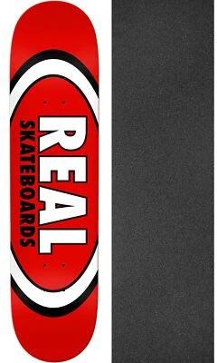 Real Skateboards Classic Oval 8.12" Skateboard Deck + griptape