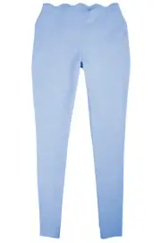 Club Monaco Womens Light Blue Lidiane Cropped Leggings Yoga Pants Sz S 6281-9