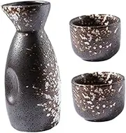 1 Set Japanese Style Sake Assorted Color Sake Pot Cups Versatile Drinkware for Home Decoration Tea Parties Easy to Clean Material