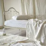 法國純亞麻 雙人床包 雙人床單 亞麻床罩床蓋 舒適柔軟親膚透氣抗螨 加大可訂製床墊保護套 法式慵懶 加高35公分