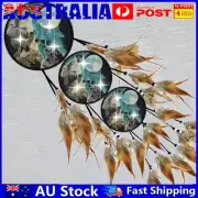 Wolf Feather Wind Chime Crystal Hanging Home Wall Decor for Beginners AU