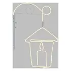 Decorum Lotti 54806 Cutout Lantern with Support Wall