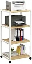Printer Stand Multi-Layer Floor Standing Mobile Storage Rack Printer Storage Rack Minimally Designed Office Storage Rack Printer Table