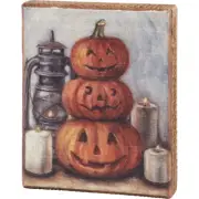 Stack Of Jacks 5" Halloween Small Block Sign