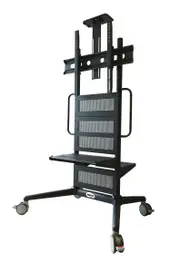 BenQ Pro AV Trolley - Fixed Height Video Conferencing, Digital Signage and IFP Trolley - Support up to 125kg - fit displays 43" - 86" 5J.BQP11.025